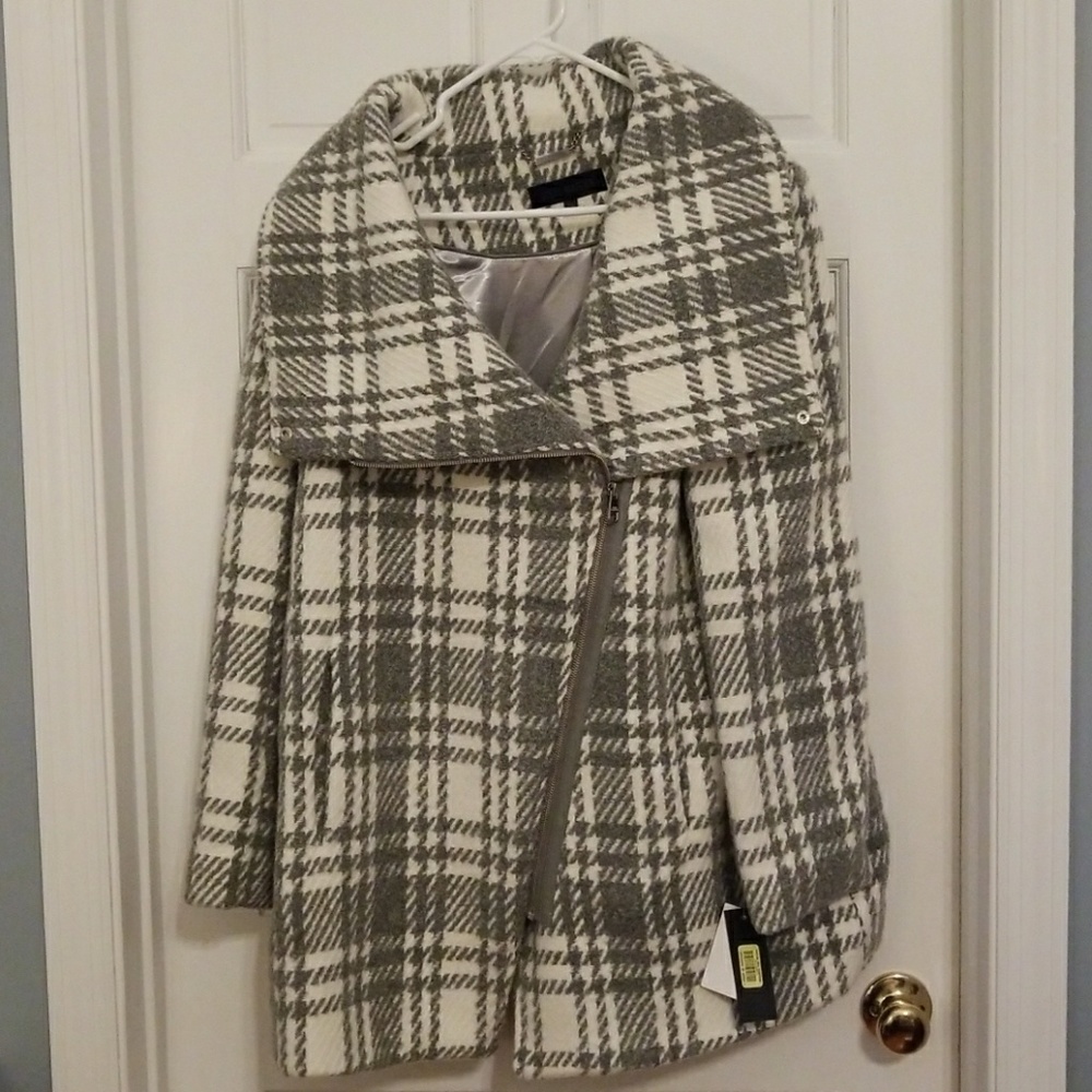 Steve Madden Plaid Coat